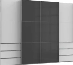 Wimex Schwebetürenschrank »Level by fresh to go« mit Glastüren und Synchronöffnung