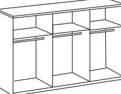 Wimex Schwebetürenschrank »Level by fresh to go« mit Glastüren und Synchronöffnung