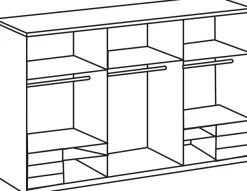 Wimex Schwebetürenschrank »Level by fresh to go« mit Synchronöffnung