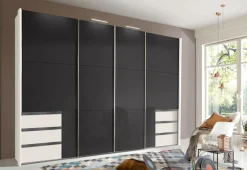 Wimex Schwebetürenschrank »Level by fresh to go« mit Glastüren und Synchronöffnung