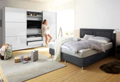 Wimex Schwebetürenschrank »Magic by fresh to go« tolles EXTRA: mit drehbarem TV-Element, Fronten aus Glas