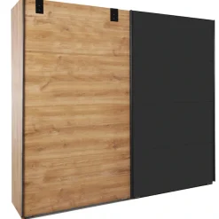 Wimex Schwebetürenschrank »Malmö, Kleiderschrank wahlweise mit oder ohne Spiegel« Kleiderschrank im Industrial Design, 225 oder 270cm breit