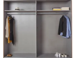 Wimex Schwebetürenschrank »Malmö, Kleiderschrank wahlweise mit oder ohne Spiegel« Kleiderschrank im Industrial Design, 225 oder 270cm breit