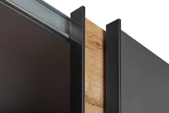 Wimex Schwebetürenschrank »Malmö, Kleiderschrank wahlweise mit oder ohne Spiegel« Kleiderschrank im Industrial Design, 225 oder 270cm breit