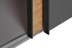 Wimex Schwebetürenschrank »Malmö, Kleiderschrank wahlweise mit oder ohne Spiegel« Kleiderschrank im Industrial Design, 225 oder 270cm breit