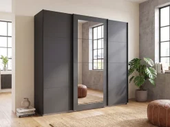 Wimex Schwebetürenschrank »RINTELN mit Spiegel, erhältlich in den Breiten: 225cm, 270cm & 313cm« 3-türiger Schrank in verschiedenen Farben erhältlich
