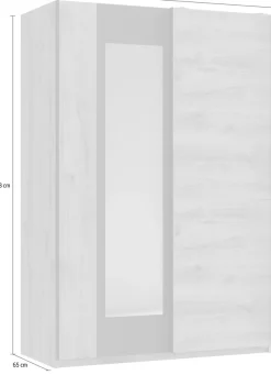 Wimex Schwebetürenschrank »Texel in den Breiten 135cm & 180cm erhältlich, inkl. Spiegel« mit Metallgriffen