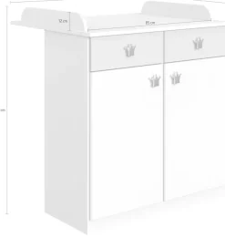Wimex Wickelkommode »Cindy2« bis 60 kg umbaufähig zur Kommode 91 cm