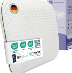 Wolkenfeld Babykissen »Eron Kinderkissen« Weiches und Atmungsaktives Kinderkopfkissen - Natürliches Memory Foam