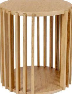 Woodman Beistelltisch »Drum, Breite/Tiefe/Höhe: 53/53/58 cm« Holzfurnier aus Eiche, Sproßen aus massiver Eiche, FSC®