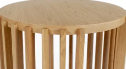 Woodman Beistelltisch »Drum, Breite/Tiefe/Höhe: 53/53/58 cm« Holzfurnier aus Eiche, Sproßen aus massiver Eiche, FSC®