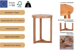 Woodman Beistelltisch »Peppa« im skandinavian Design, FSC®-zertifiziert