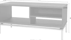 Woodman Couchtisch besonderes Design, FSC®-zertifiziert