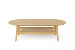 Woodman Couchtisch »Curved« Scandi Design, Breite 130 cm, FSC®-zertifiziert