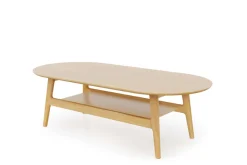 Woodman Couchtisch »Curved« Scandi Design, Breite 130 cm, FSC®-zertifiziert