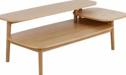 Woodman Couchtisch »Eichberg, Kafeetisch, Sofatisch, Wohnzimmertisch« mit 3 verschiedenen Ebenen, Breite 120 cm, FSC®-zertifiziert