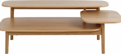 Woodman Couchtisch »Eichberg, Kafeetisch, Sofatisch, Wohnzimmertisch« mit 3 verschiedenen Ebenen, Breite 120 cm, FSC®-zertifiziert