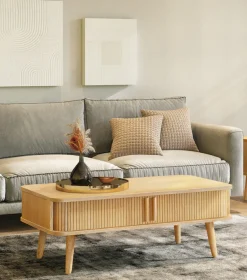 Woodman Couchtisch »Rove« besonderes Design, teilmassiv, Breite 107 cm, FSC®-zertifiziert