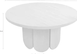 Woodman Couchtisch »Soft« besonderes Design, Breite 78 cm, FSC®-zertifiziert