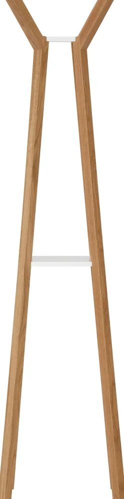 Woodman Garderobe »Monti« im skandinavian Design, aus massiver Eiche,mit 4 Haken, FSC®