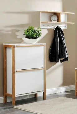 Woodman Garderobenpaneel »Northgate« Holzfurnier aus Eiche, mit 6 Haken, FSC®-zertifiziert