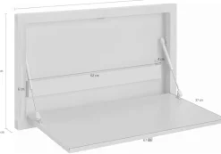 Woodman Klapptisch »Brenta« zum aufklappen, platzsparend, Rahmen aus massiver Eiche, FSC®