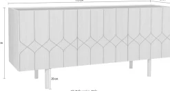 Woodman Kommode Holzfurnier aus Eiche, Skandinavisches Design, FSC®-zertifiziert