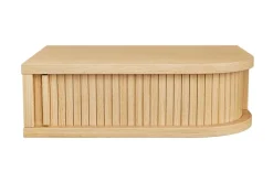 Woodman Nachttisch »Farsta« in 3 Farben, mit Tambourschiebetüren, mit Eichenholz furniert, FSC®