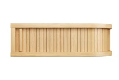 Woodman Nachttisch »Farsta« in 3 Farben, mit Tambourschiebetüren, mit Eichenholz furniert, FSC®
