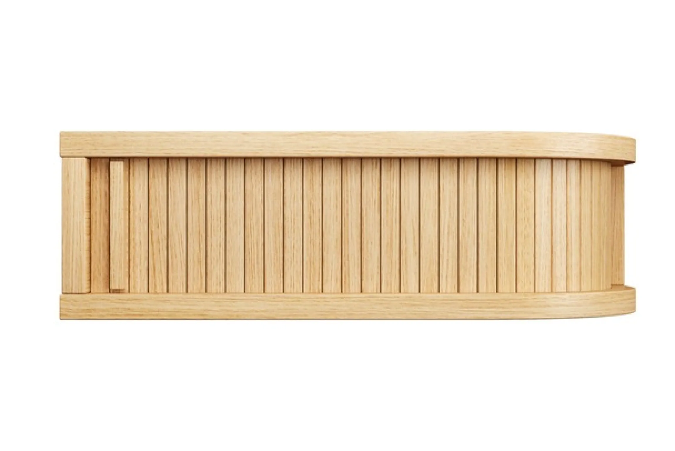 Woodman Nachttisch »Farsta« in 3 Farben, mit Tambourschiebetüren, mit Eichenholz furniert, FSC®