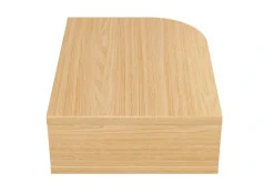 Woodman Nachttisch »Farsta« in 3 Farben, mit Tambourschiebetüren, mit Eichenholz furniert, FSC®