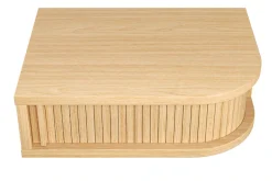 Woodman Nachttisch »Farsta« in 3 Farben, mit Tambourschiebetüren, mit Eichenholz furniert, FSC®