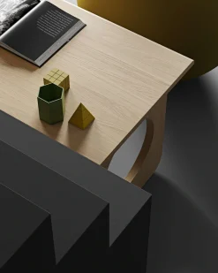 Woodman Schreibtisch »Bau« besonderes Design, Breite 140 cm, FSC®-zertifiziert