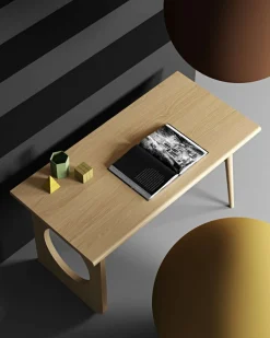 Woodman Schreibtisch »Bau« besonderes Design, Breite 140 cm, FSC®-zertifiziert