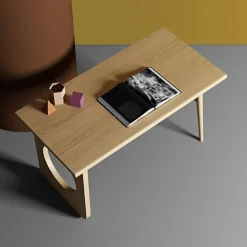 Woodman Schreibtisch »Bau« besonderes Design, Breite 140 cm, FSC®-zertifiziert