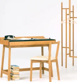 Woodman Schreibtisch »Brompton« im skandinavian Design, Gestell aus massiver Eiche, FSC®-zertifiziert