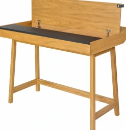 Woodman Schreibtisch »Brompton« im skandinavian Design, Gestell aus massiver Eiche, FSC®-zertifiziert