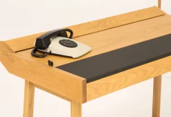 Woodman Schreibtisch »Brompton« im skandinavian Design, Gestell aus massiver Eiche, FSC®-zertifiziert
