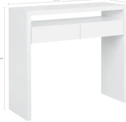 Woodman Schreibtisch »Console10« puristisches Design, Breite 36 - 56 cm, FSC®-zertifiziert