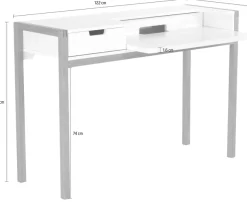 Woodman Schreibtisch »Farringdon« skandinavisches Design, Home Office, praktisch ausziehbar, FSC®