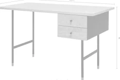 Woodman Schreibtisch »Jugend« Schubladen mit Soft-Close-Funktion, Beine aus Metall, FSC®