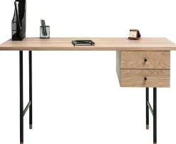 Woodman Schreibtisch »Jugend« Schubladen mit Soft-Close-Funktion, Beine aus Metall, FSC®