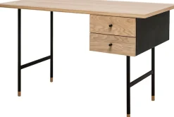 Woodman Schreibtisch »Jugend« Schubladen mit Soft-Close-Funktion, Beine aus Metall, FSC®