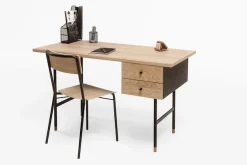 Woodman Schreibtisch »Jugend« Schubladen mit Soft-Close-Funktion, Beine aus Metall, FSC®