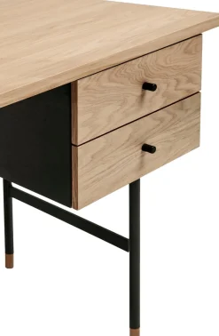 Woodman Schreibtisch »Jugend« Schubladen mit Soft-Close-Funktion, Beine aus Metall, FSC®