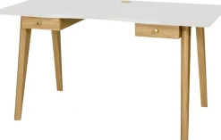 Woodman Schreibtisch »Nice« B/T/H: 140/70/75 cm,im skandinavian Design, Tischbeine aus massiver Eiche, FSC®