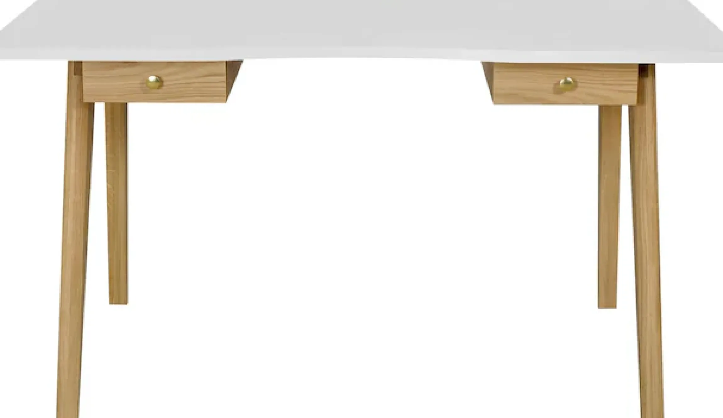 Woodman Schreibtisch »Nice« B/T/H: 140/70/75 cm,im skandinavian Design, Tischbeine aus massiver Eiche, FSC®