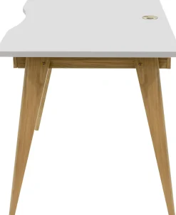 Woodman Schreibtisch »Nice« B/T/H: 140/70/75 cm,im skandinavian Design, Tischbeine aus massiver Eiche, FSC®