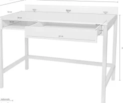 Woodman Schreibtisch »Northgate« im skandinavian Design, Breite 112 cm, FSC®-zertifiziert