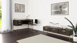 Woodman Schreibtisch »Pimlico« Holzfurnier aus Eiche, FSC®-zertifiziert